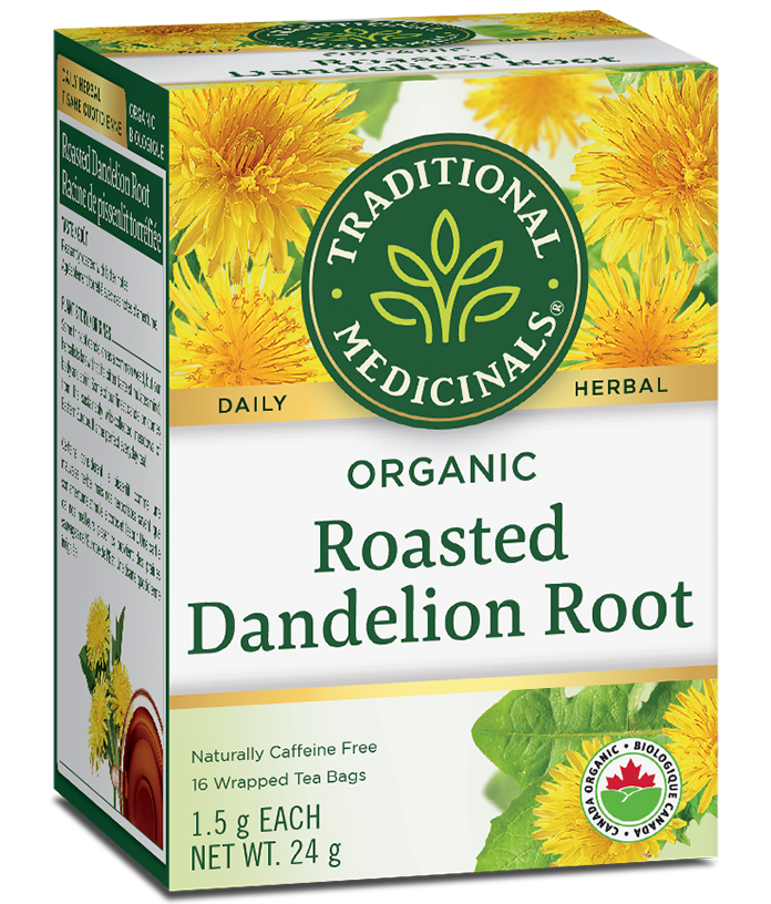 ROASTED DANDELION ROOT TEA 16 BAGS TRADITIONAL MEDICINALS