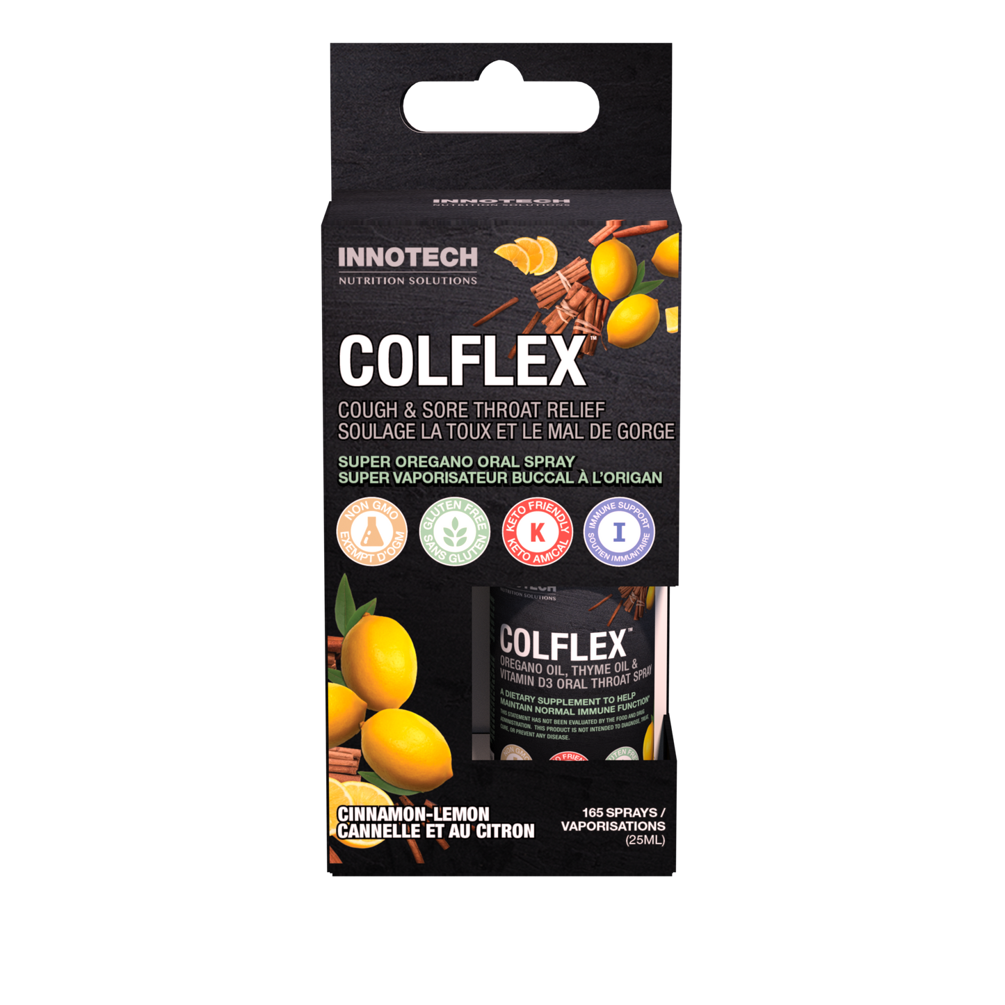 COLFLEX SPRAY 25ML CINNAMON-LEMON INNOTECH