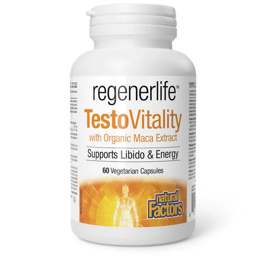 TESTOVITALITY 60C REGENERLIFE NATURAL FACTORS
