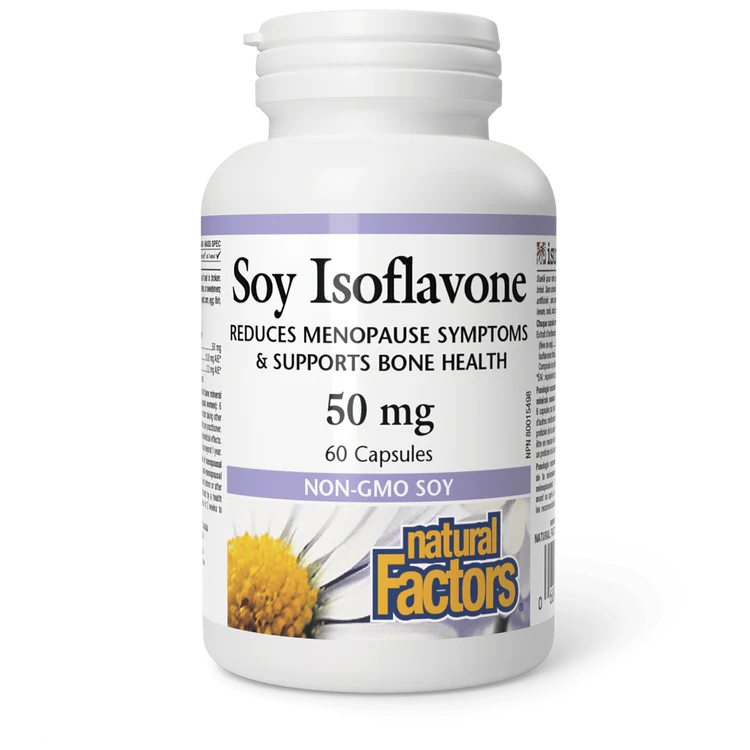 SOY ISOFLAVONE 50MG 60CAP NATURAL FACTORS