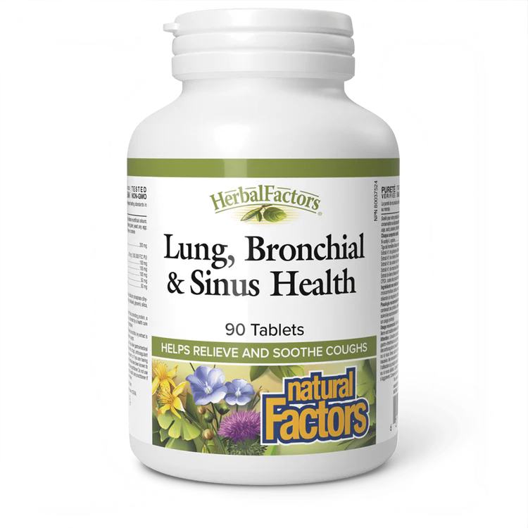 LUNG BRONCHIAL & SINUS HEALTH 90T NATURAL FACTORS
