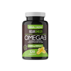 PLANT BASED OMEGA 3 HIGH DHA 120 SOFTGETLS AQUAOMEGA
