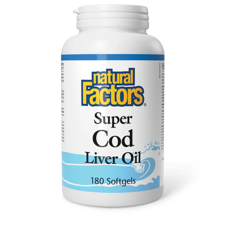 COD LIVER OIL 2500IU 180CAP NATURAL FACTORS
