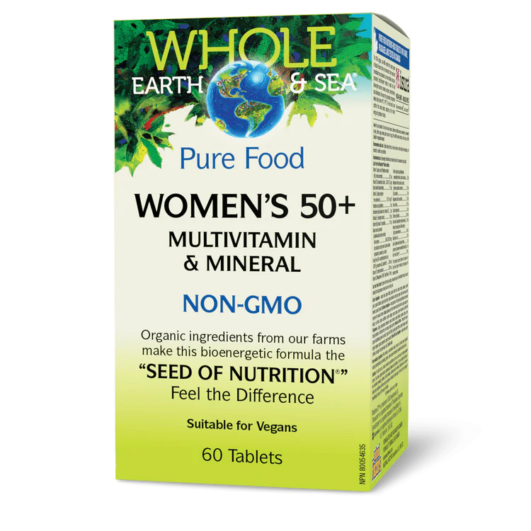 WHOLE EARTH & SEA WOMEN'S 50+ 60TAB NATURAL FACTORS