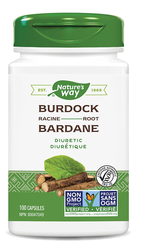 BURDOCK ROOT 100CAP NATURE'S WAY
