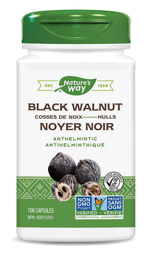 BLACK WALNUT 100CAPS NATURE'S WAY