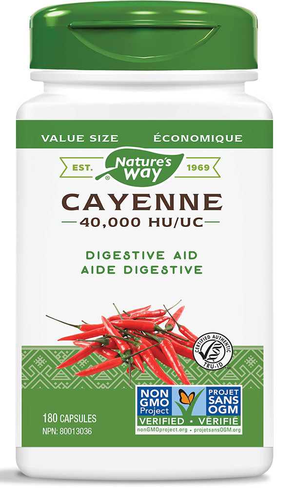 CAYENNE 450MG 180CAP NAT WAY