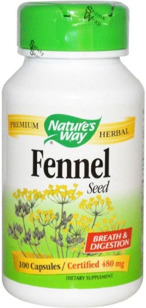 FENNEL 480MG 100CAP NAT WAY