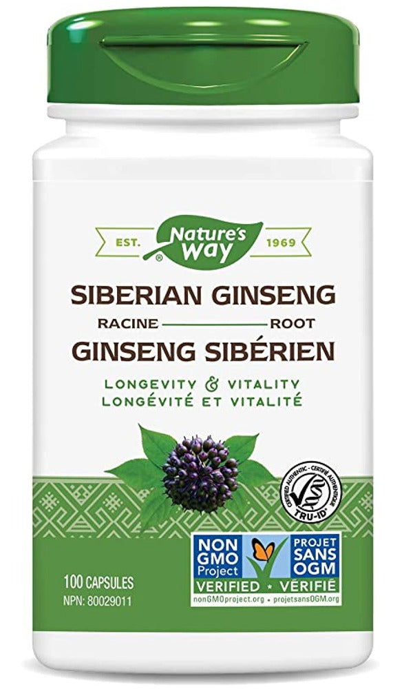 SIBERIAN GINSENG 425MG 100CAP NATURE'S WAY