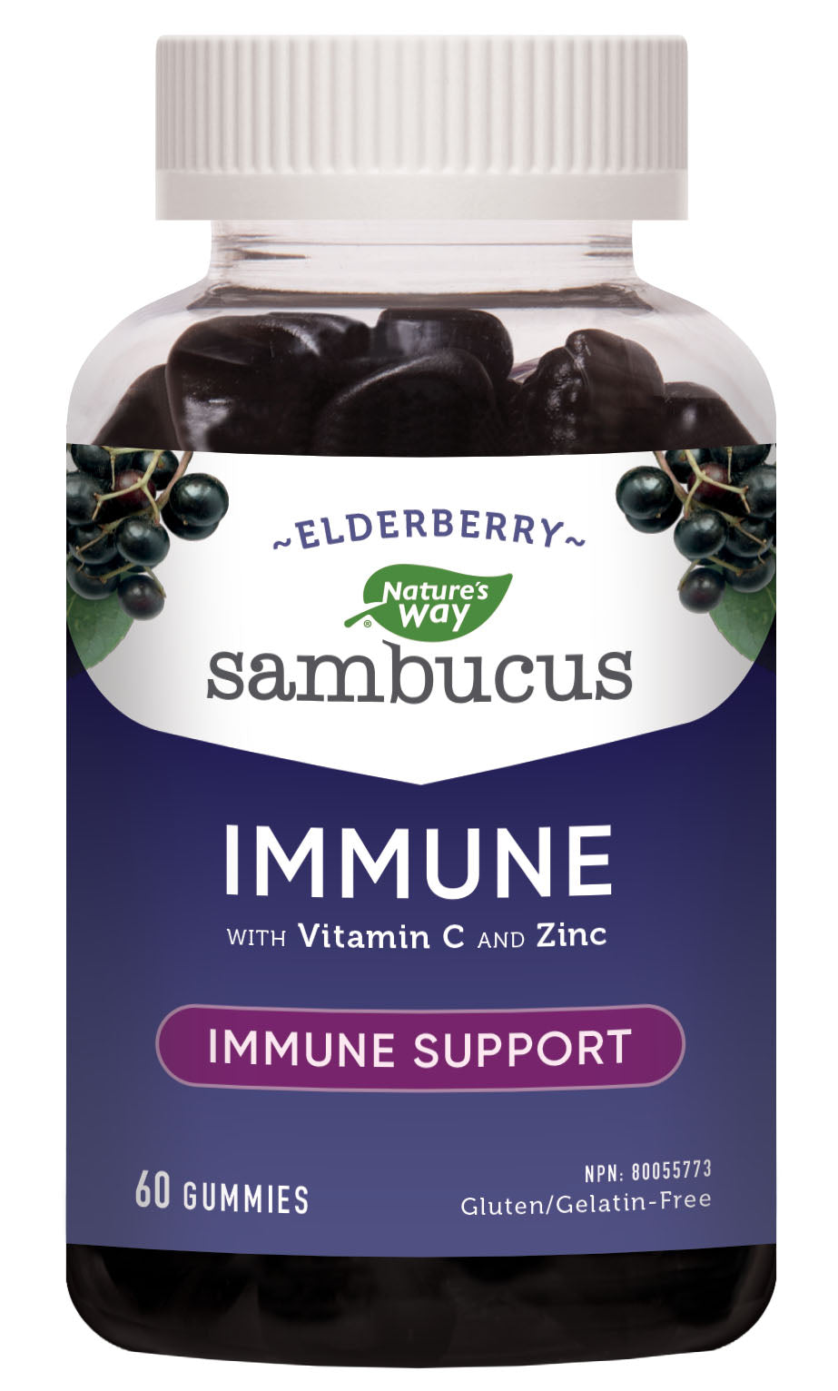 SAMBUCUS GUMMIES 60 NATURE'S WAY