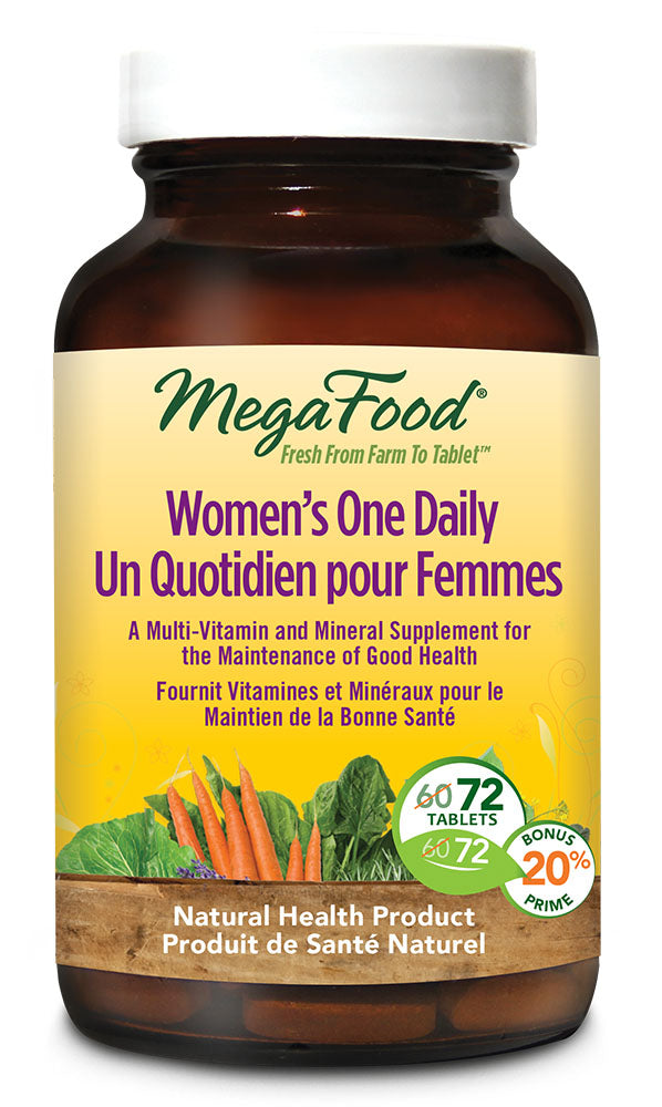 WOMEN'S ONE DAILY 72TAB BONUS MEGAFOOD