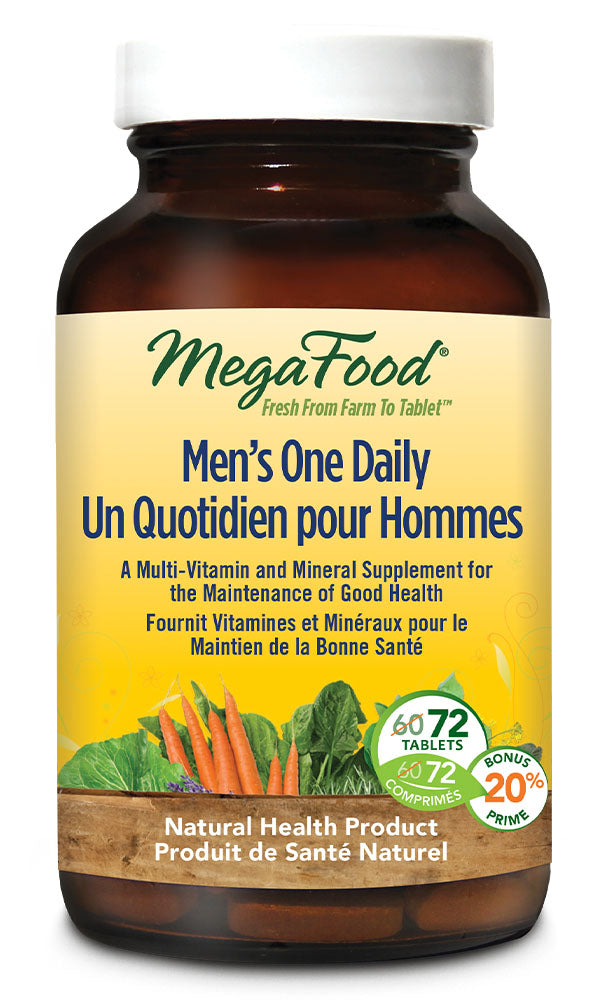 MEN'S ONE DAILY 72TAB MEGAFOOD