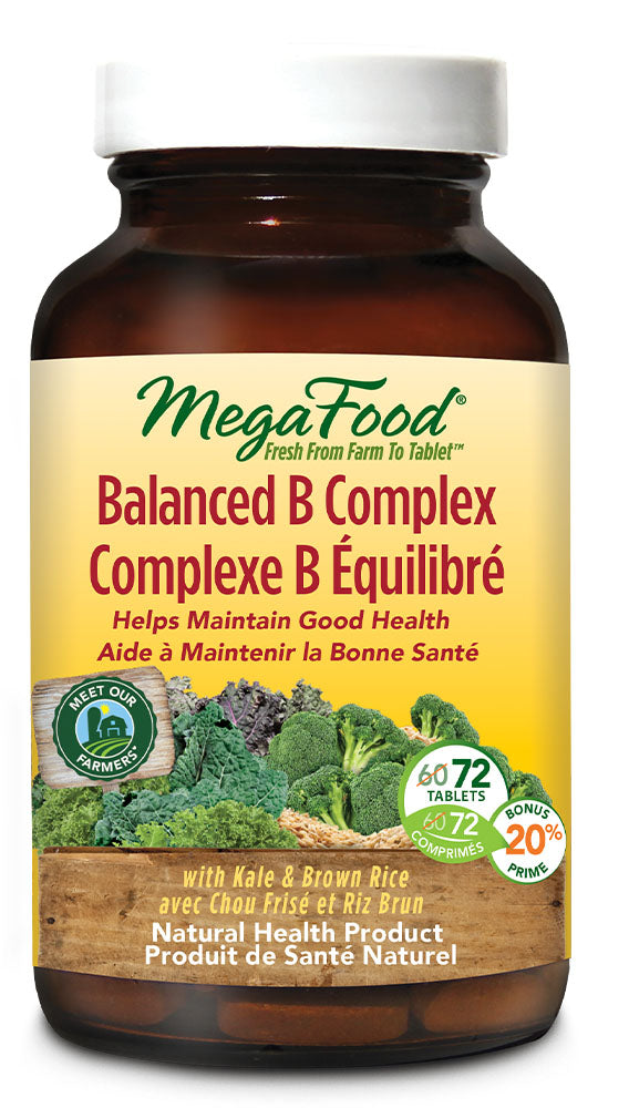 BALANCED B COMPLEX 72TABS MEGAFOOD