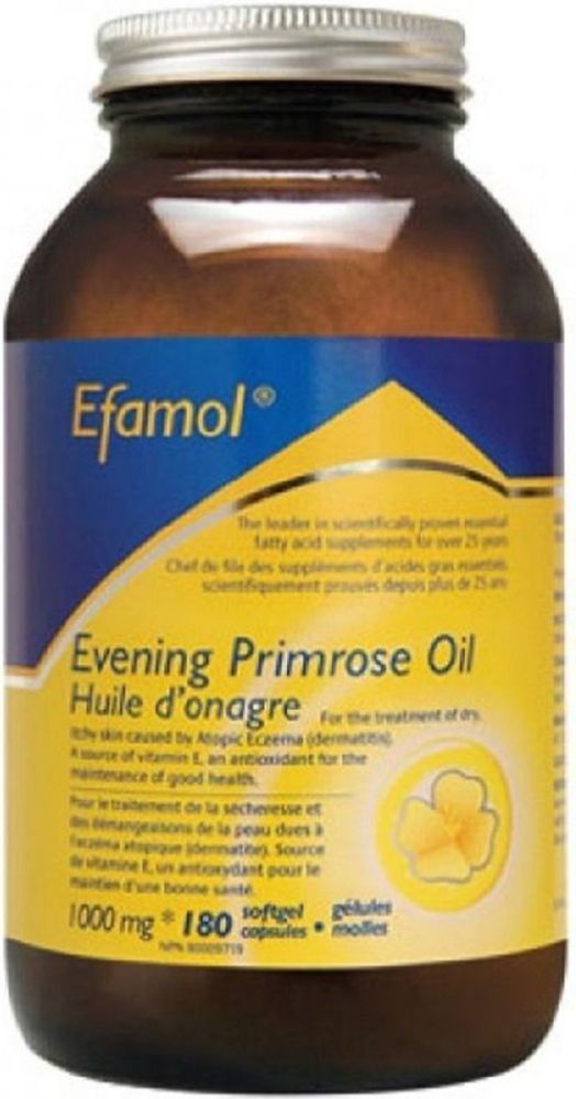 EFAMOL EVENING PRIMROSE OIL 1000MG 180CAP FLORA