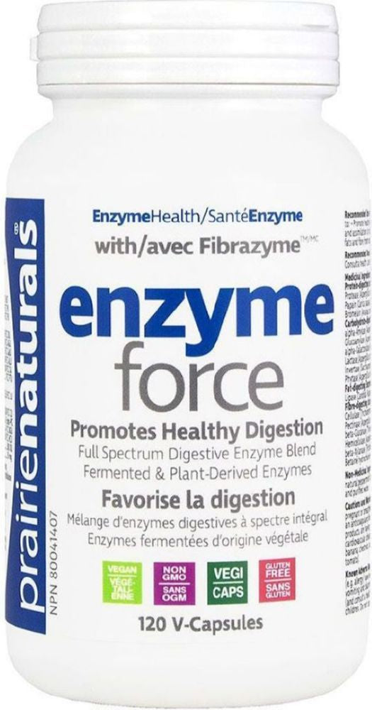 ENZYME-FORCE 120 V-CAPS PRAIRIE NATURALS