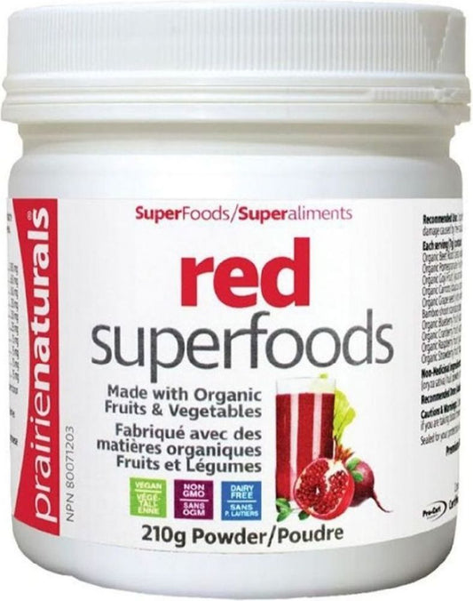 RED SUPERFOODS ORGANIC 210G PRAIRIE NATURALS