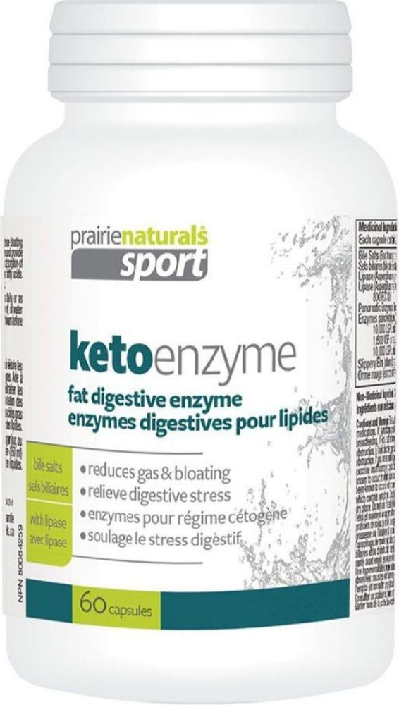 KETO ENZYME 60 CAPS PRAIRIE NATURALS
