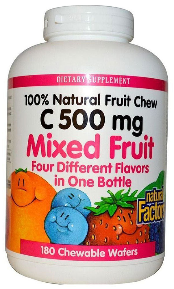 C 500MG MIXED FRT 180TAB NF