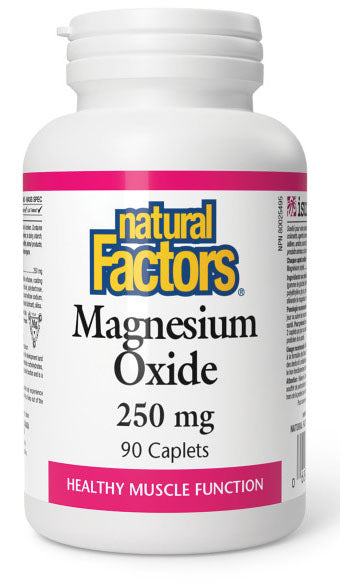 MAGNESIUM OXIDE 252MG 90TABS NATURAL FACTORS