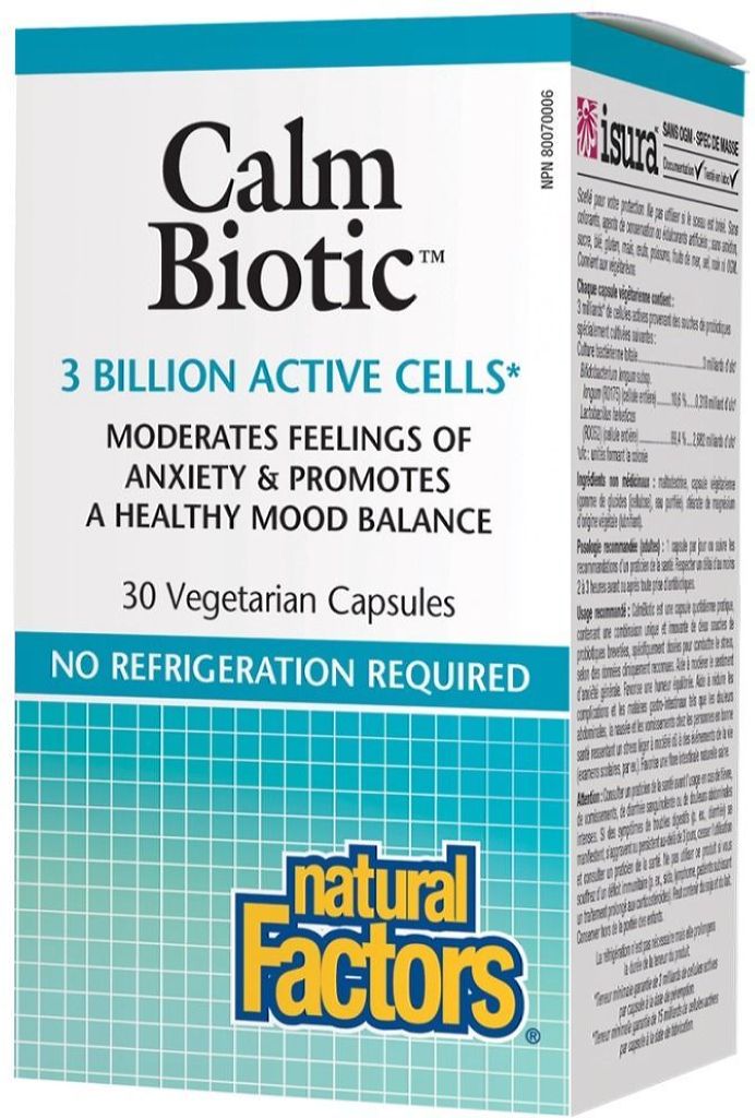 CALM BIOTIC 3BIL 30VCAPS NATURAL FACTORS