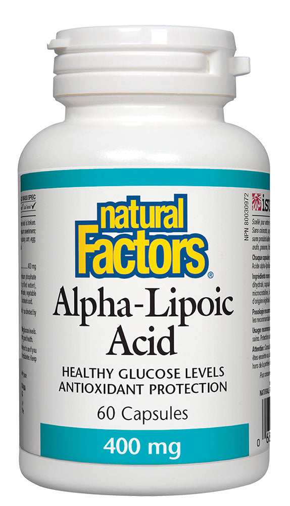 ALPHA-LIPOIC ACID 400MG 60CAPS NATURAL FACTORS