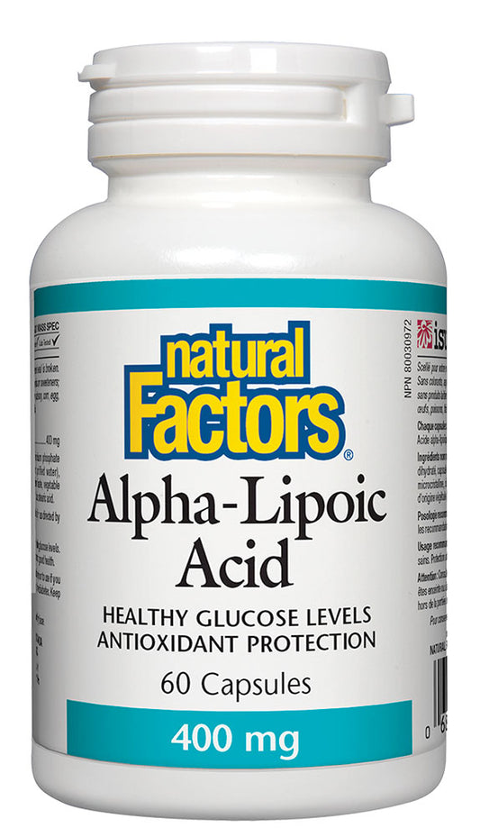 ALPHA-LIPOIC ACID 400MG 60CAPS NATURAL FACTORS