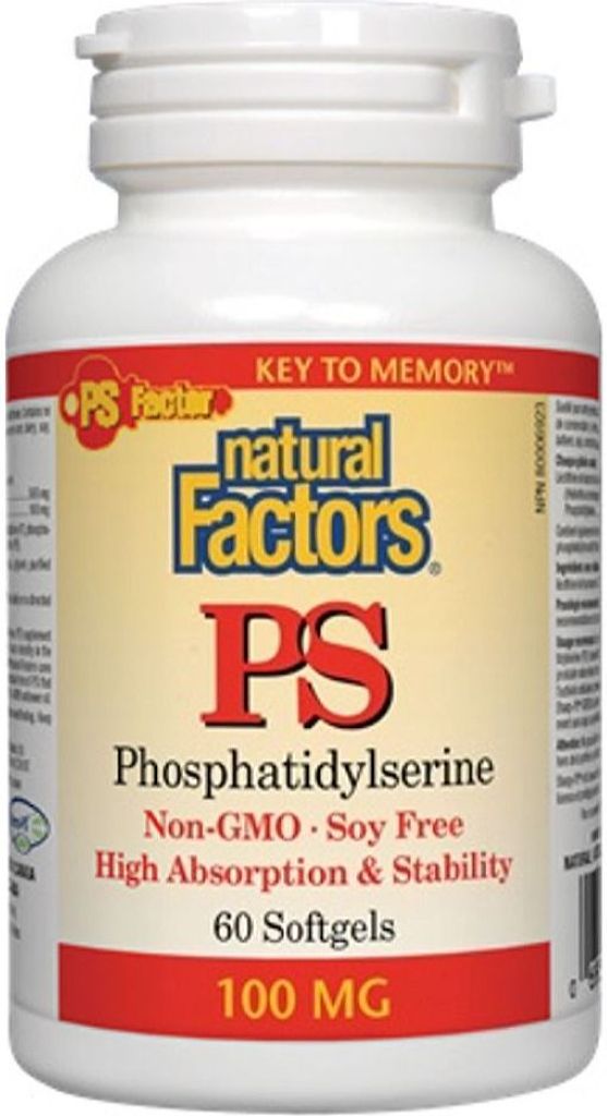 PS 100MG 60 SOFTGELS NATURAL FACTORS