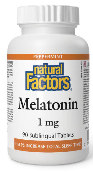 MELATONIN 1MG 90 SUBTABS NATURAL FACTORS
