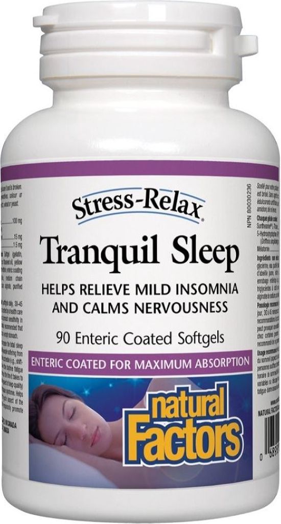 TRANQUIL SLEEP 90 SOFTGELS NATURAL FACTORS
