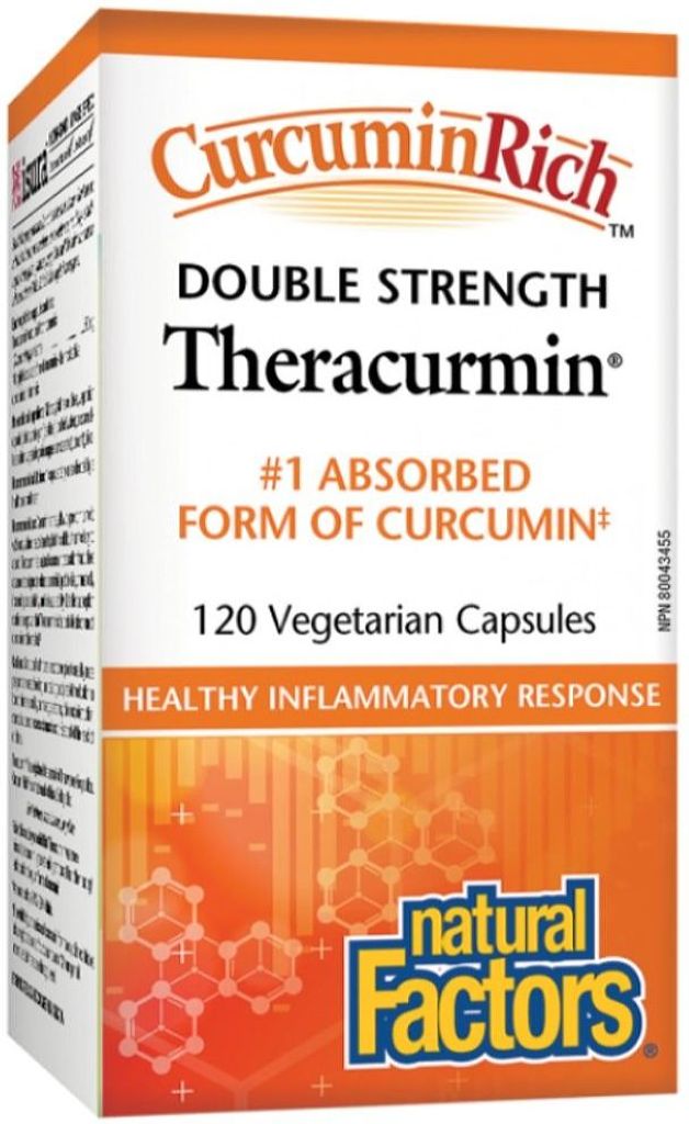 THERACUMIN DOUBLE STRENGTH 120VCAP NATURAL FACTORS