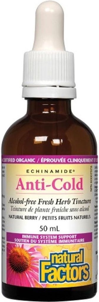 ECHINAMIDE ALCOHOL FREE BERRY 50ML NATURAL FACTORS