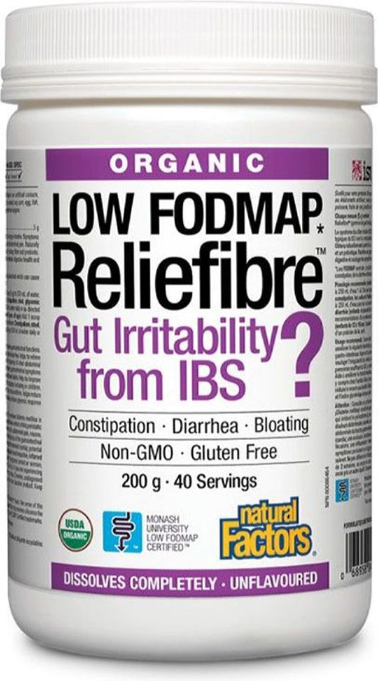 RELIEFIBRE UNFLAVOURED 268G NATURAL FACTORS