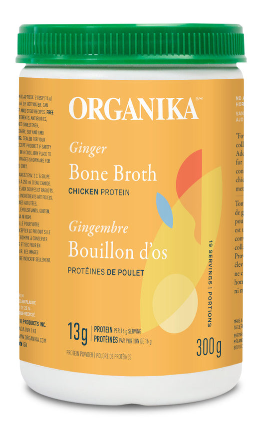 BONE BROTH CHICKEN GINGER 300G ORGANIKA