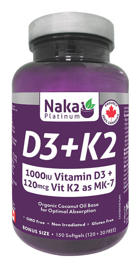 D+K2 150 SOFTGELS NAKA