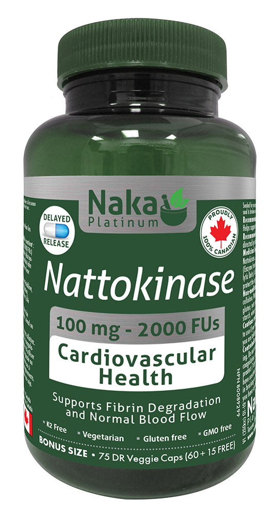 NATTOKINASE 100MG 75CAPS NAKA
