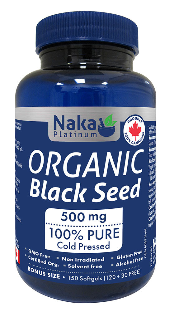 BLACK SEED ORGANIC 150SOFTGELS NAKA