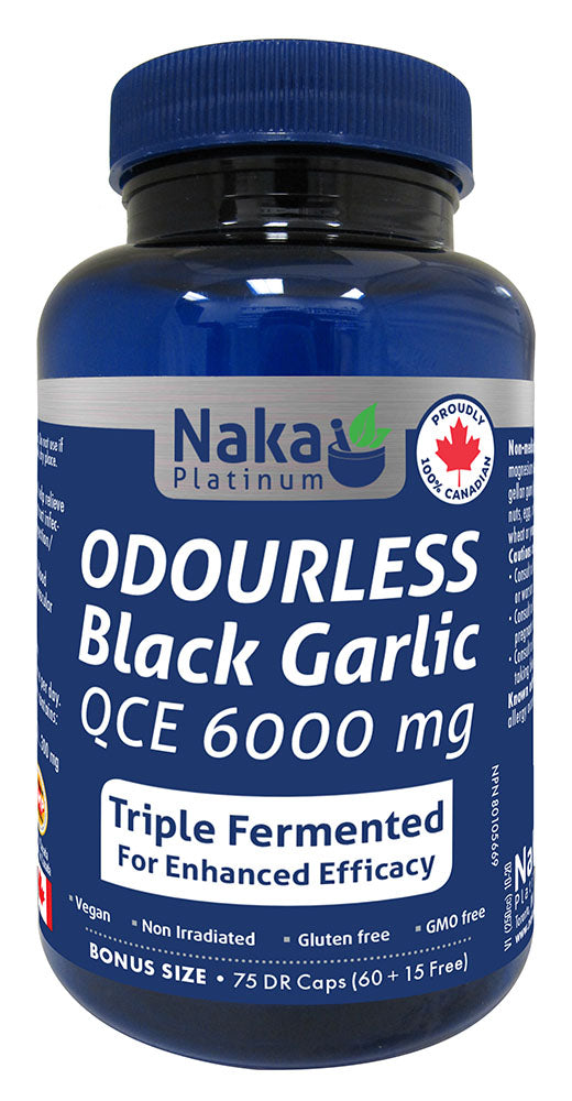BLK GARLIC 6000MG 75VCPS NAKA