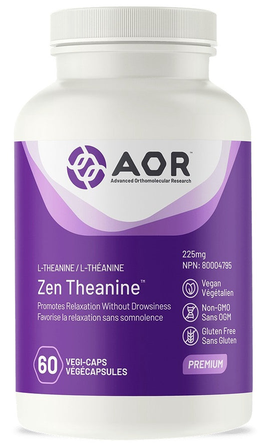 ZEN THEANINE 25MG 60CAPS AOR