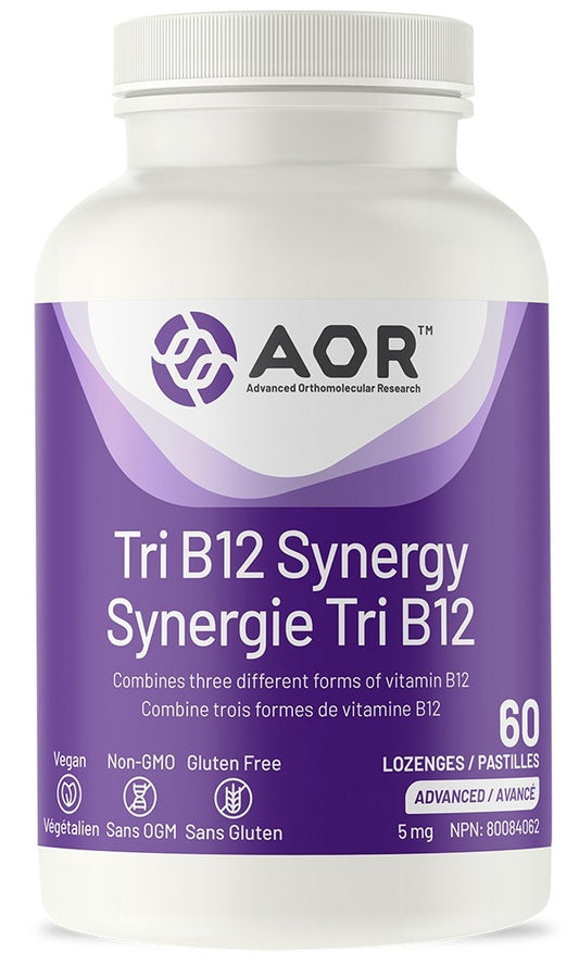 TRI B12 SYNERGY 60LOZENGES AOR
