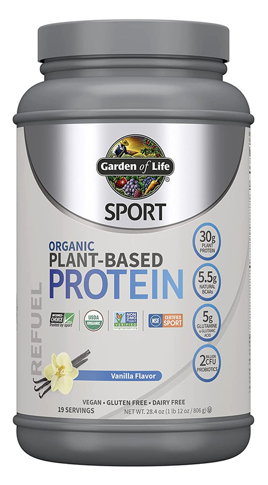 SPORT PLANT PROTEIN VANILLA 840G GARDEN OF LIFE