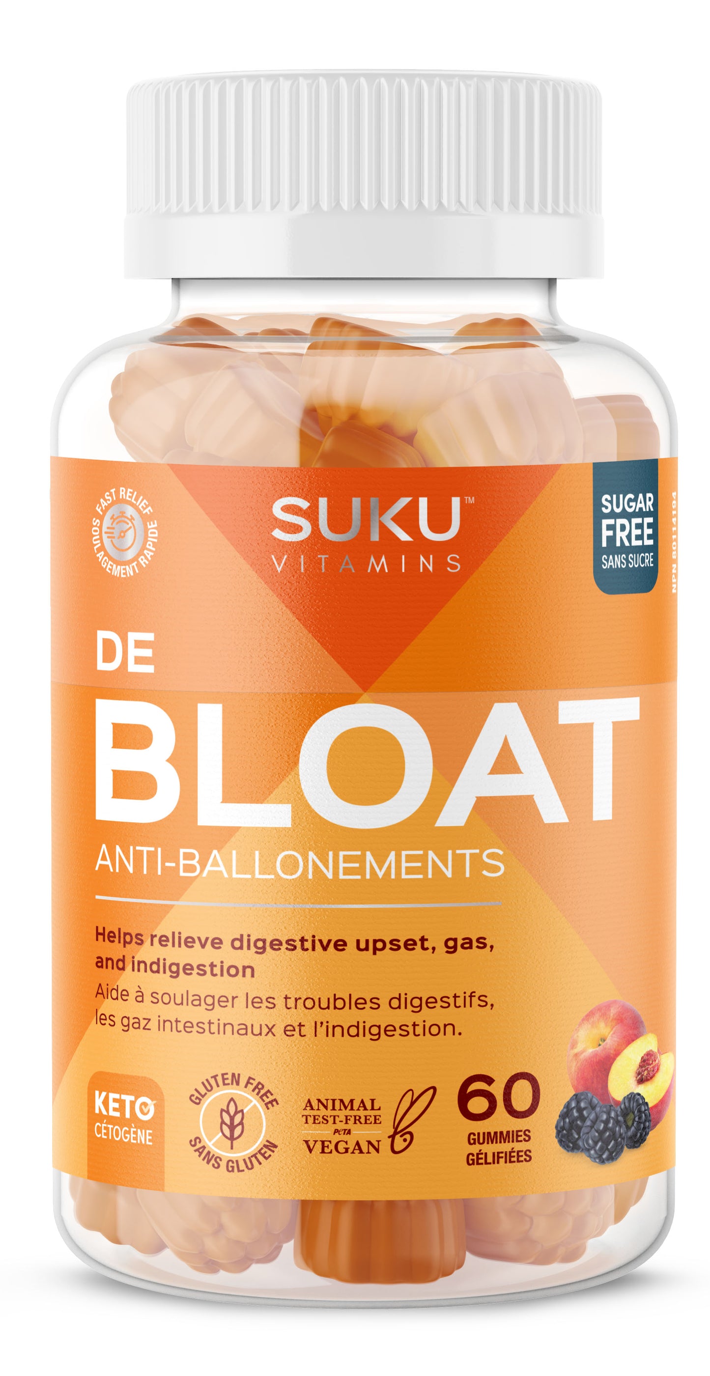 DE BLOAT 60GUM SUKU PURITY