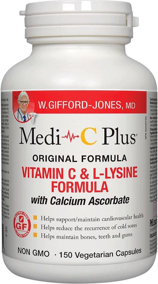 MEDI-C PLUS CALCIUM ASCORBATE 150CAPS DR. GIFFORD JONES