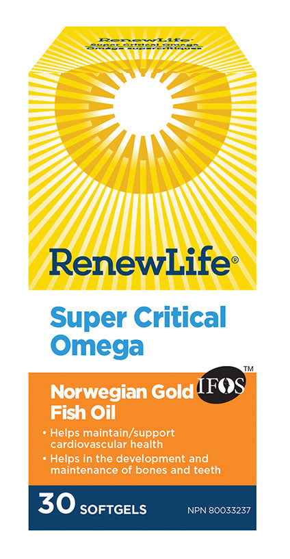 SUPER CRITICAL OMEGA 1160MG 30SG RENEW LIFE