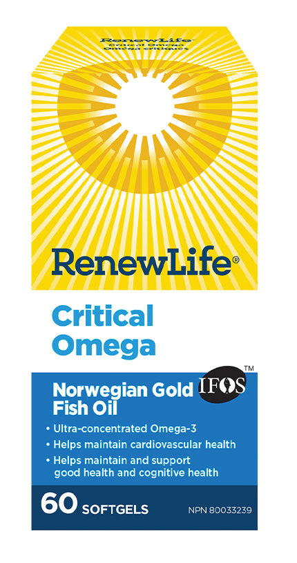 CRITICAL OMEGA 1175MG 60SG RENEW LIFE