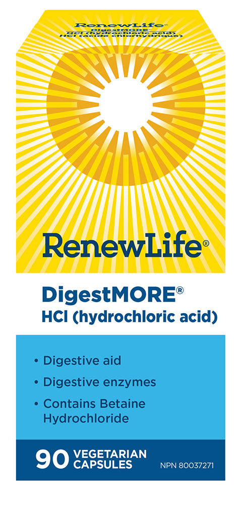 DIGEST MORE HCL 90CAP RENEW LIFE