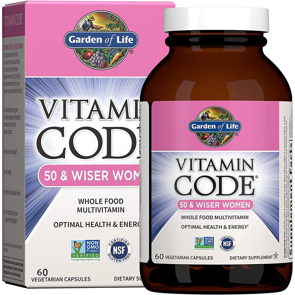 VITAMIN CODE Women 50 & Wiser (60 veg caps)