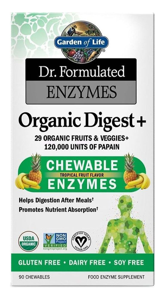 DR. FORMULATED ORGANIC DIGEST+ 90TABS GARDEN OF LIFE
