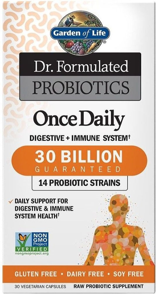 DR. FORMULATED ONCE DAILY PROBIOTIC 30BIL 30CAP GARDEN OF LIFE