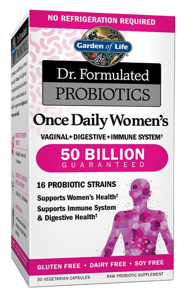 DR. FORMULATED ONCE DAILY WOMEN'S 50BIL 30CAP GARDEN OF LIFE