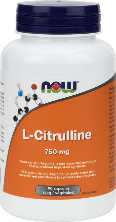 L-CITRULLINE 750MG 90 CAPS NOW